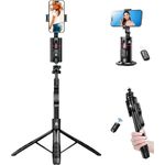 product_image_name-Generic-Premium Combo P02 Desktop Gimbal and L16 Selfie Stick with Dual Fill Lights-3