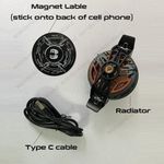 Generic Magnetic Phone Radiator Cooling Fan With Free Gaming Sleeve - image 6