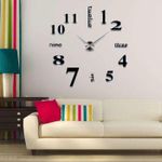 product_image_name-Diy Clock-37 Inch 95cm 3D Wall Clock Alphabets Sticker - Black 37 inch Medium Spenz-2
