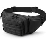 product_image_name-AD-Casual Men's Waist Bag - Black -1