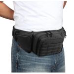product_image_name-AD-Casual Men's Waist Bag - Black -2