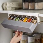 Generic Under Shelf Spice Rack + 7 Containers - image 2