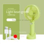 Generic Rechargeable Mini Handheld Fan with Base - image 3