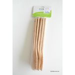 product_image_name-Generic-Durable Bamboo ladle set- 4pcs - Brown-1