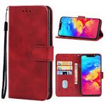 product_image_name-Generic-Leather Phone Case For Infinix Hot 7 - Red-2