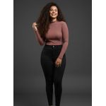 product_image_name-Generic-Women's Stretch Turtleneck - Brown-2