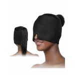 product_image_name-Generic-Fabric Cold Therapy Gel Migraine Pain Relief Cap - Black-2