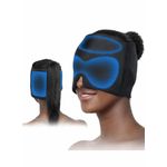 product_image_name-Generic-Fabric Cold Therapy Gel Migraine Pain Relief Cap - Black-3