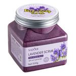 SADOER Lavender Face & Body Scrub (500g) – Deep Cleansing, Exfoliating & Moisturizing
