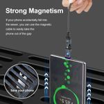 Generic 240W Type C Magnetic-Attach fast Charging Cable, Nylon woven, 180 °Rotation  Phone data cable, 1M, black - image 6