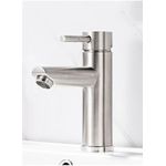 White Label Hot & Cold Ceramic Single Handle Pull Up Kitchen Faucet (L26.5 x W3.5)cm