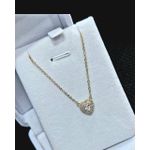 product_image_name-Generic-Women's Elegant Crystal Heart Pendant Necklace - Gold-2
