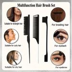 product_image_name-Generic-5PCS Hairbrush Set Hair Comb Set, Hair Spray Bottle, Wide Tooth Comb,Rat Tail Comb, Teasing Comb,  Salon Hair Tools-8