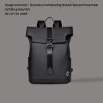 Gukbis Men's Waterproof Roll-Top Backpack for Laptops - image 8
