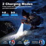 product_image_name-Generic-Premium High Lumens LED Work Light – Multipurpose Flashlight with Searchlight and Lantern Features - Rechargeable Outdoor Waterproof Solar Flashlight - Portable & Lightweight-6