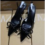 Zara Women’s Sleek black leather heels - image 2