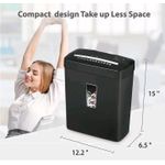 product_image_name-Other-6 Sheet Cross Cut 13 Liters Paper Home Office High Security Shredder -5
