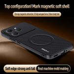Generic Luxury PU Leather Magnetic Case For Tecno Spark 40 4G Textured Back Cover Silicone Protection Phone Case For Tecno Spark 40 Coque - image 5