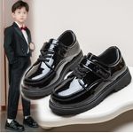 Arsuxeo Boys Leather Back to School Student Performance Shoes - image 3