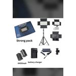 Generic Pro LED 800 Professional LED Light Kit – Adjustable Brightness & Color. Black - image 3