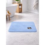 product_image_name-Generic-Quick-Dry Floor Mat - Premium Soft Absorbent - Non-Slip Entryway Rug, Office, Bathroom, or Kitchen (L40 x W60)cm / (L15.7 x W23.6)inch - Light Blue-2