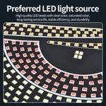 Generic Car headlight RGB colorful eye decorative light LED display decorative pixel panel Front windshield USB 5V multi-mode light - image 4
