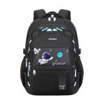 Kids/Children  School Bags For Primary School Student of 8-12 Year -  Black