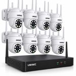 Generic 8MP 8 Channel Outdoor WiFi Network Camera  Kit - White/ Black - image 2