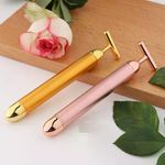 product_image_name-Generic-Beauty Bar Gold Face Massager for Skin Care T-Shape Facial Massager Tools Face Lifting-2