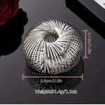Generic Trendy Spiral Wire Open Bangle Bracelet – Silver & Gold (2 Pieces) - image 2