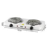 Generic RAF R.8020B High Power Double Electric Cooking Stove - White - image 2