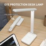 Generic Rechargeable Night Light Study Desk Led Table Lamp - White