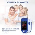 Generic Fingertip Pulse Oximeter Blood Oxygen Saturation Detector - image 2