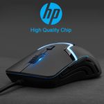 product_image_name-Hp-M100 LED Glow 2 Level DPI FPS Optical USB Pro Gaming Mouse - Black-4