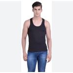 AD GALAXY Men's Oxford Singlet - Black - image 2