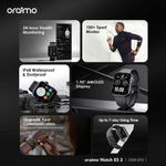 Oraimo Watch ES 2 1.95″ AMOLED IP68 Smart Watch - image 2
