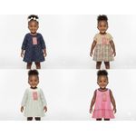 Four Pieces Multicolour Toddler Aiko Dress for babies 0 to 12 months