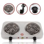 Electric Cooking Stove - 2 Burner White