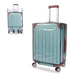 product_image_name-Generic-Transparent PVC Travel Luggage Cover Suitcase Protector - naturla-1