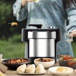 Generic Multipurpose Swallow Maker/Fufu Maker/Banku Maker-Silver/Black