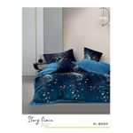 Elegant Double Size Bedsheets - 3 Pieces - Multicolor