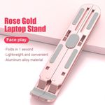 product_image_name-White Label-Adjustable Aluminum Laptops Stand - Rose Gold-3