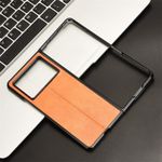 Generic For Tecno Phantom V fold 2 5G high-end luxury leather phone case Orange