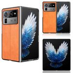 Generic For Tecno Phantom V fold 2 5G high-end luxury leather phone case Orange - image 6