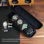 Fashion 5-Compartment Watch Storage Box, Travel Watch Organizer - image 7