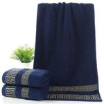 product_image_name-Generic-Set of 3 Quick Dry Bath Towels, 100% Cotton 1 Bath Towel, 2 Hand Towels-6