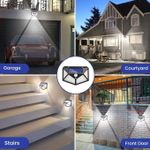 product_image_name-White Label-2Pcs Solar Lights With Motion Sensor - Black-5