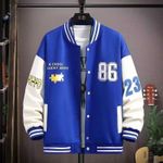 product_image_name-Generic-Dou-color Summer Thin Men's Fashionable Baseball Jacket Windproof Thin Jacket - Blue-2