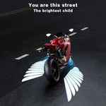 Generic 2pcs LED Motorcycle P-rojector Lights, Cool Angel Wing P-rojection Lights/Ambient Lights - image 5