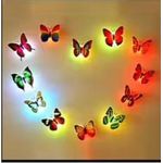 product_image_name-Generic-12 Pcs 3D LED Butterfly Wall Lights - Multi-2